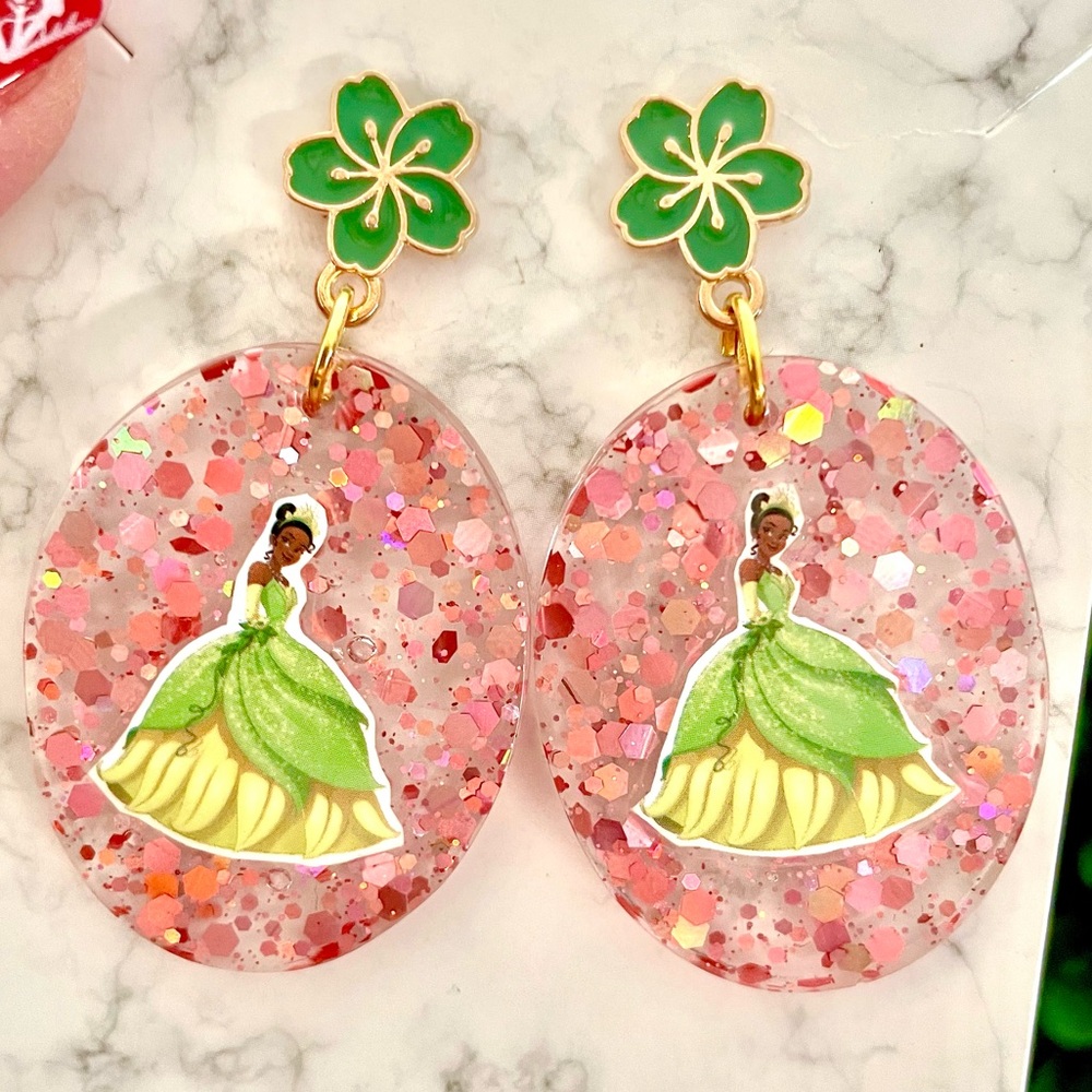 Tiana Acrylic Dangle Earrings